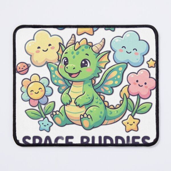 Item preview, Cute Kawaii Dragon Space Buddies Cartoon designed and sold by VØRX.