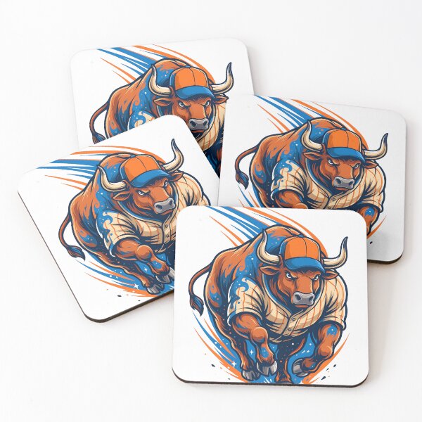 Item preview, Cosmic Baseball Bull Mascot designed and sold by RBToper.