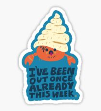 Hermit Crab Sticker