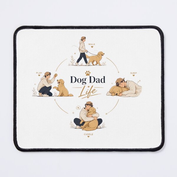 Item preview, Golden Retriever Dog Dad Life Cycle Kawaii Lifestyle T-Shirt designed and sold by Ashley critters.