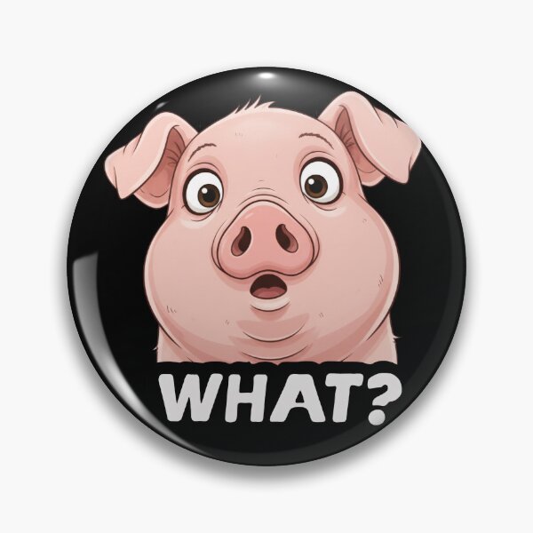 Item preview, Funny Pig What Humor Meme Zoo Boys Girls Kids designed and sold by rafaeltto.