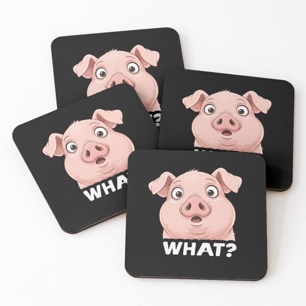 Item preview, Funny Pig What Humor Meme Zoo Boys Girls Kids designed and sold by rafaeltto.