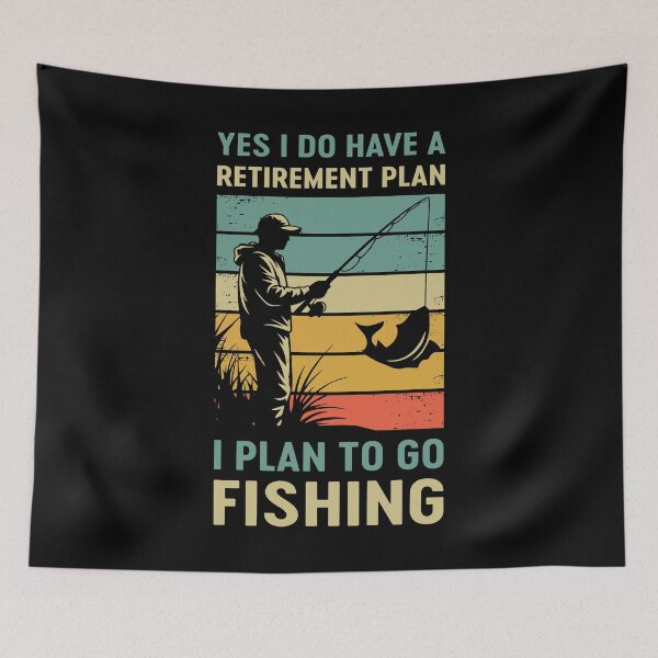 Item preview, Yes I Do Have A Retirement Plan I Plan to Go Fishing designed and sold by mybegoniatee.