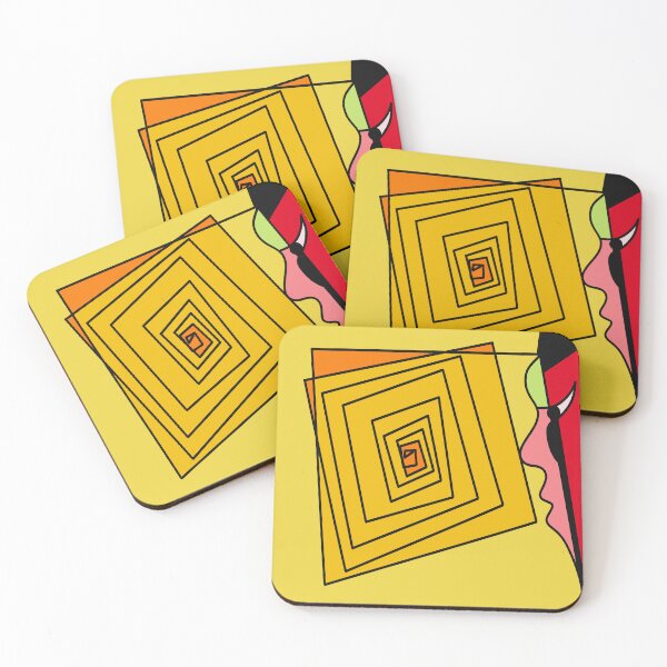 Item preview, Abstract Geometric Maze and Silhouette Art designed and sold by SahmatArt.