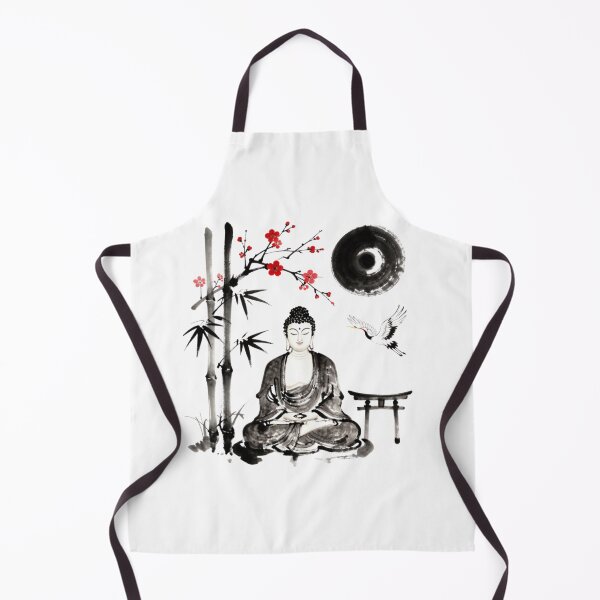 Item preview, Zen Buddha Meditating in Bamboo Garden designed and sold by vsl363.