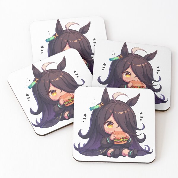 Item preview, Manhattan Cafe Uma Musume Chibi Burger Midnight Snack designed and sold by earlobejerk.