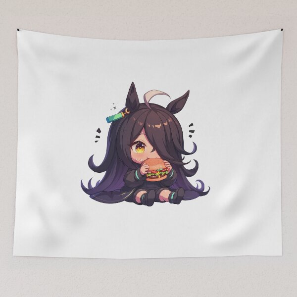 Item preview, Manhattan Cafe Uma Musume Chibi Burger Midnight Snack designed and sold by earlobejerk.