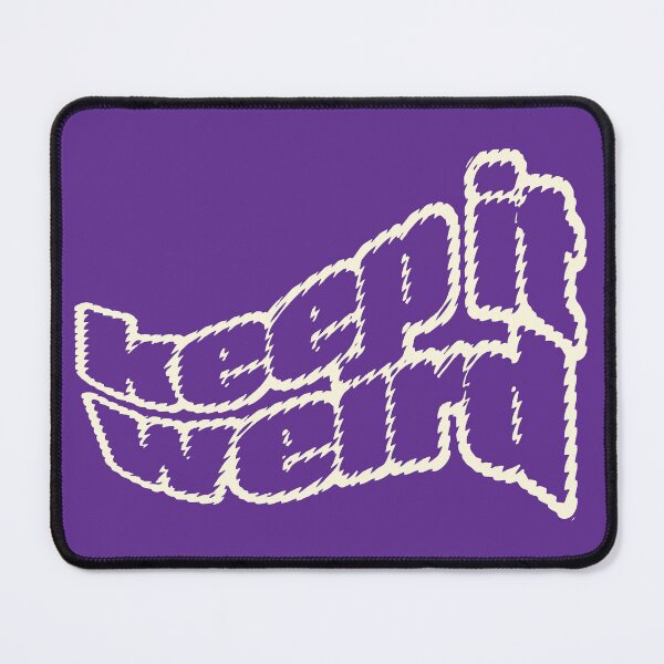 Item preview, Keep it Weird Fidgety-Outline Lettering designed and sold by wickedpretty.