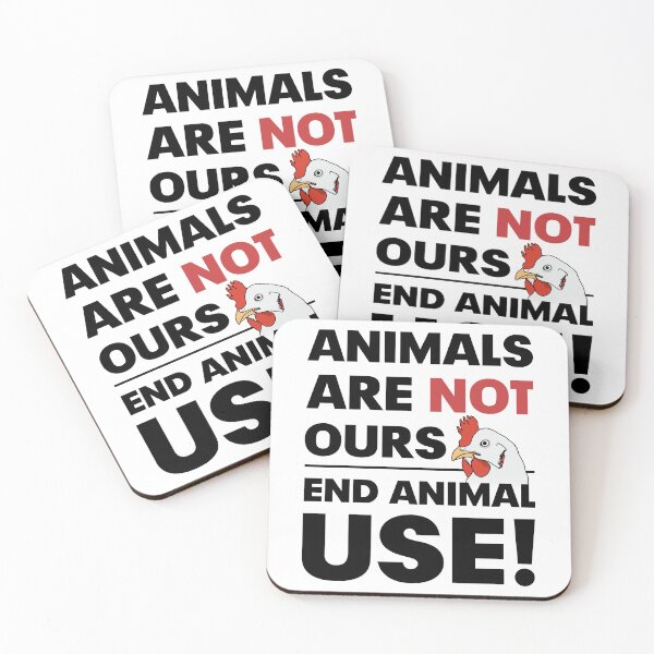 Item preview, Animals are not ours - End animal USE (for light backgrounds) designed and sold by ArseniForFreedom.