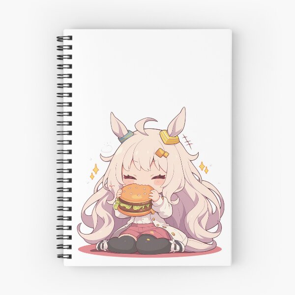 Item preview, Biwa Hayahide Uma Musume Chibi Burger Soft Sparkle designed and sold by earlobejerk.