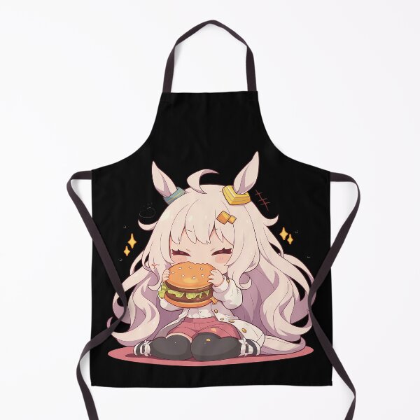 Item preview, Biwa Hayahide Uma Musume Chibi Burger Soft Sparkle designed and sold by earlobejerk.
