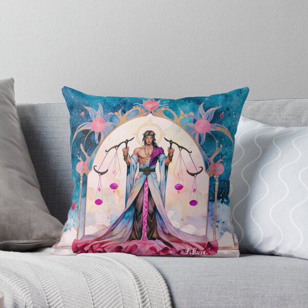 Item preview, Libra Celestial Judge | Balance & Harmony Zodiac Fantasy Art designed and sold by KomoFrames.