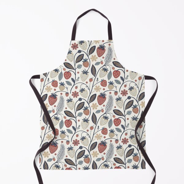 Item preview, Strawberry Folk Pattern | Scandinavian Summer Design designed and sold by Shuga-Design.