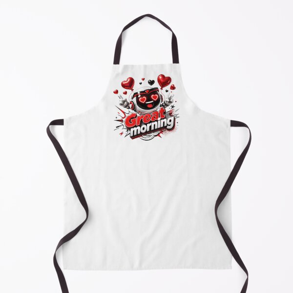 Item preview, Great Morning Heart-Bot Cheer designed and sold by BlissBlvdShop.