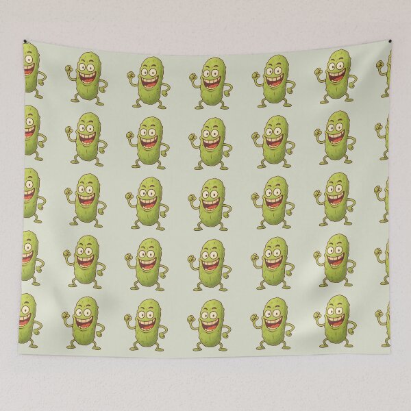 Item preview, Funny Crazy Pickle Character – Silly Pickle Cartoon designed and sold by Basma Designs | Funny Shirts, Stickers & Mugs.