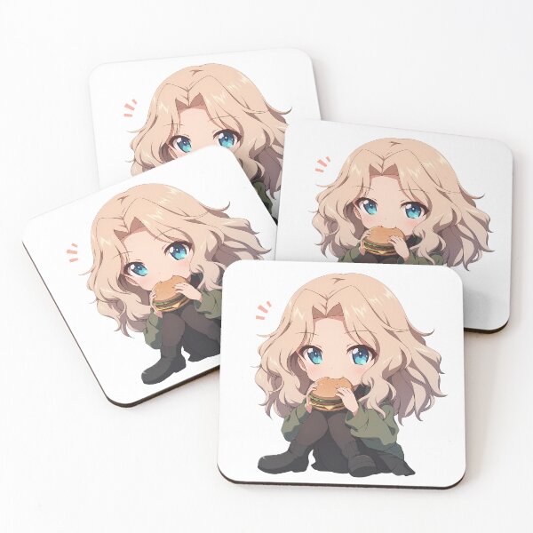 Item preview, Kay Girls und Panzer Chibi Burger Blue Eye Kawaii designed and sold by earlobejerk.