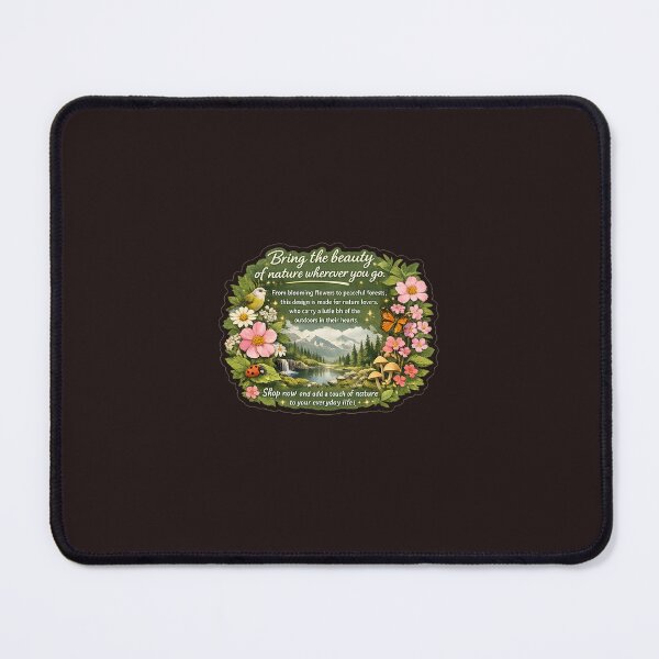 Item preview, Nature Lover Paradise Sticker | Floral Forest Landscape PNG designed and sold by Ishratparween11.