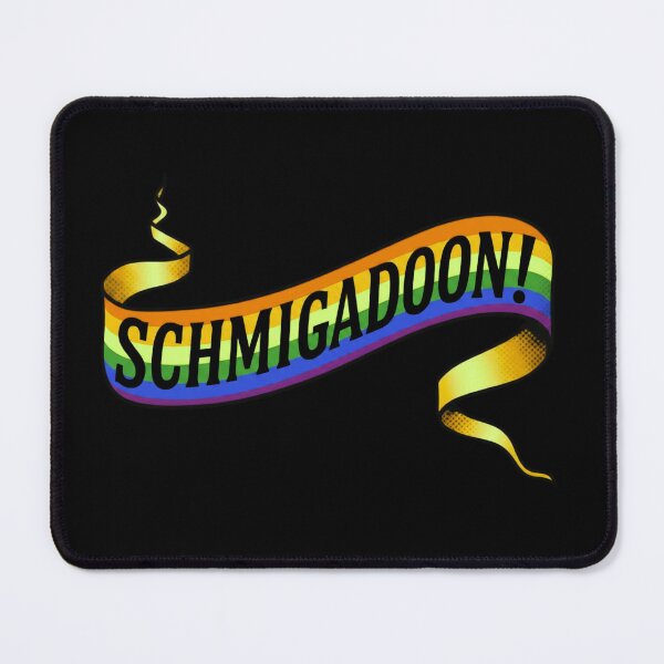 Item preview, Schmigadoon! Retro Rainbow Stripes Banner designed and sold by YonderAndBeyond.