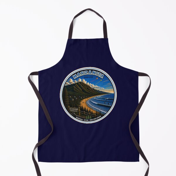Item preview, Manzanita Oregon Vintage Coastal Badge | Neahkahnie Overlook Beach Travel Sticker designed and sold by Swanny's Custom T-shirt and Gift Designs.