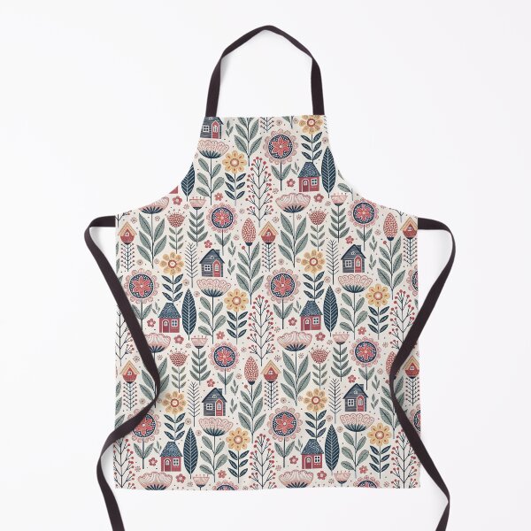 Item preview, Summer Flower Folk Pattern | Scandinavian Folk Design designed and sold by Shuga-Design.