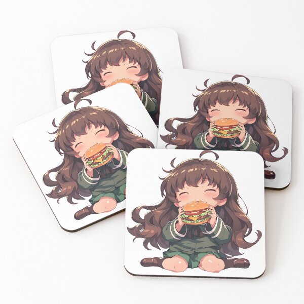 Item preview, Shiho Nishizumi Girls und Panzer Chibi Burger Cheer designed and sold by earlobejerk.