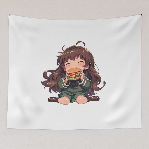 Item preview, Shiho Nishizumi Girls und Panzer Chibi Burger Cheer designed and sold by earlobejerk.