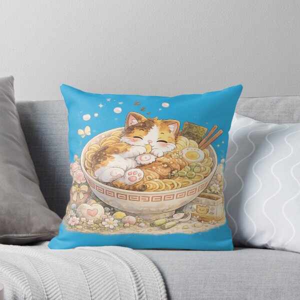 Item preview, Mochi Cozy Cat – Dreamy Ramen Nap designed and sold by Mochi Studio.