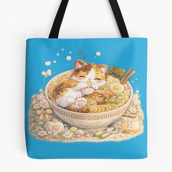 Item preview, Mochi Cozy Cat – Dreamy Ramen Nap designed and sold by Mochi Studio.