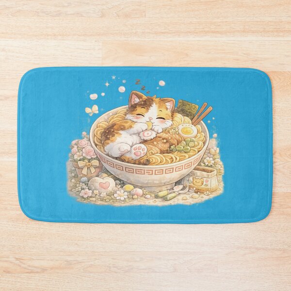 Item preview, Mochi Cozy Cat – Dreamy Ramen Nap designed and sold by Mochi Studio.