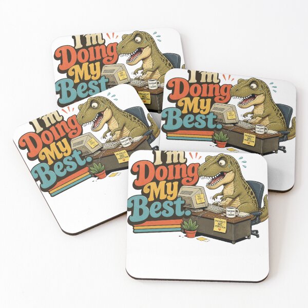 Item preview, I'm Doing My Best – Funny T-Rex designed and sold by LegacyWave.