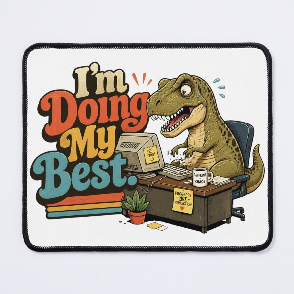Item preview, I'm Doing My Best – Funny T-Rex designed and sold by LegacyWave.