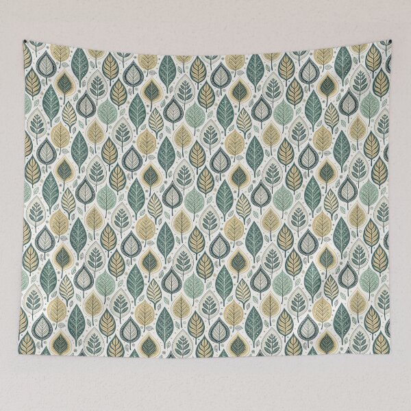 Item preview, Nordic Leaf Folk Pattern | Scandinavian Summer Design designed and sold by Shuga-Design.