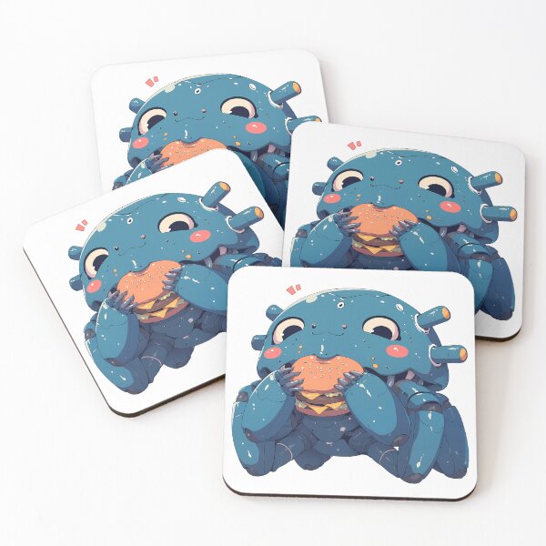 Item preview, Tachikoma Anime Tachikoma Ghost In The Shell Chibi Kawaii Burger Anime Cute Playful Robot designed and sold by earlobejerk.