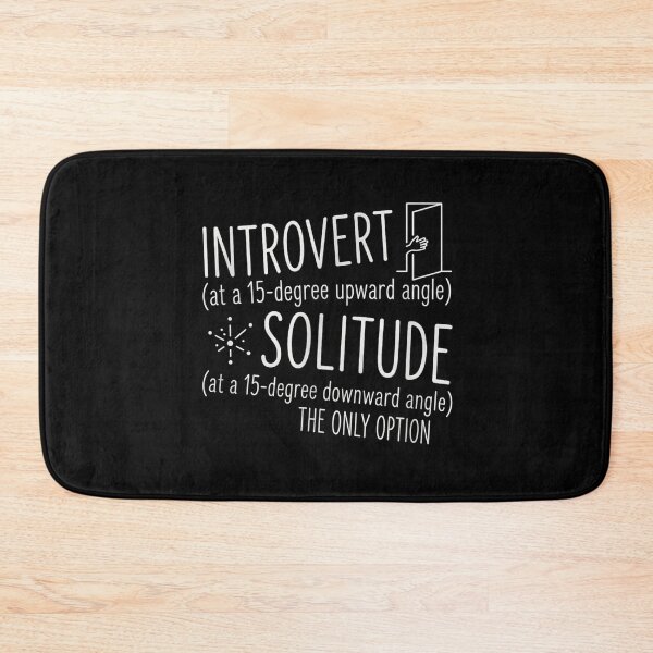 Item preview, Introvert & Solitude  The Only Option designed and sold by artlife4.