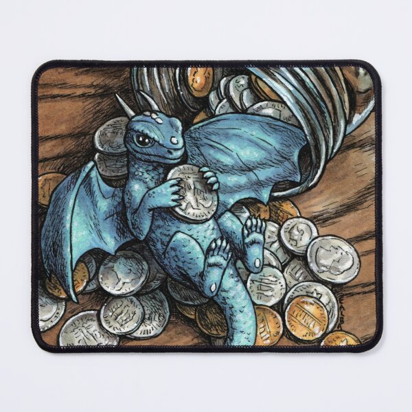 Item preview, Itty Bitty Dragon #2 designed and sold by Elisabeth Alba Illustration.