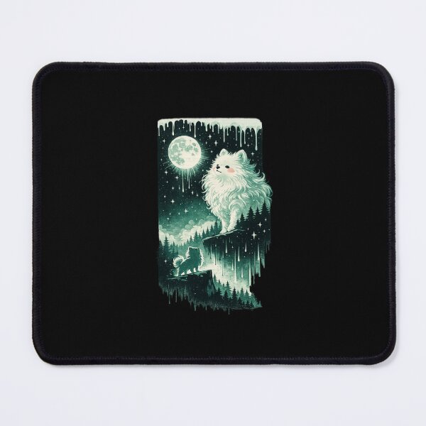 Item preview, Full Moon Pomeranian Forest Wolf Spirit Parody designed and sold by bosamji.