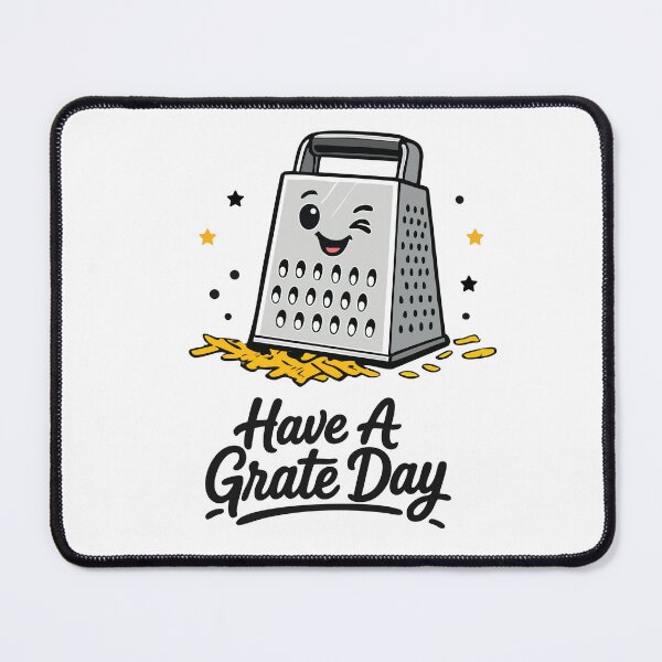 Item preview, Have A Grate Day – Cute Cheese Grater Pun Design designed and sold by Apotheosis by Irie Meraki.