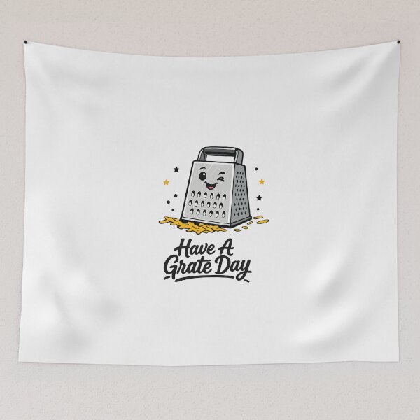 Item preview, Have A Grate Day – Cute Cheese Grater Pun Design designed and sold by Apotheosis by Irie Meraki.