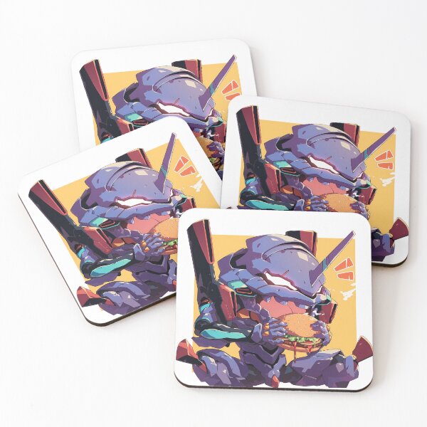 Item preview, Evangelion Unit 01 Neon Genesis Evangelion Chibi Burger Feast designed and sold by earlobejerk.