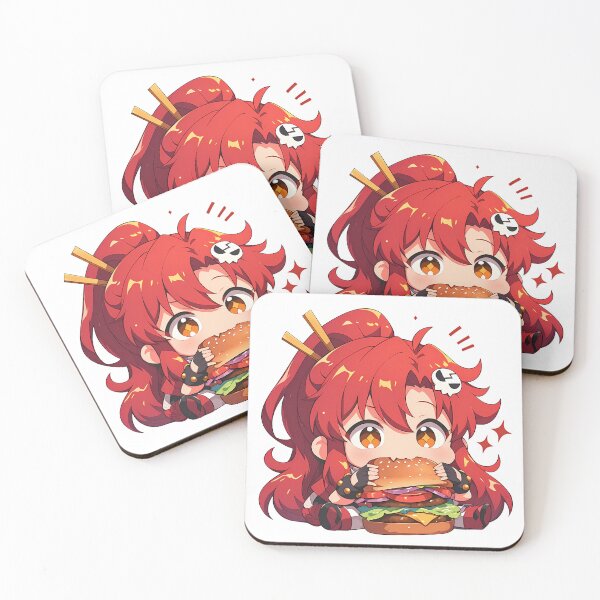 Item preview, Yoko Littner Gurren Lagann Chibi Kawaii Burger Bite designed and sold by earlobejerk.
