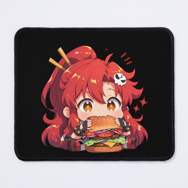 Item preview, Yoko Littner Gurren Lagann Chibi Kawaii Burger Bite designed and sold by earlobejerk.