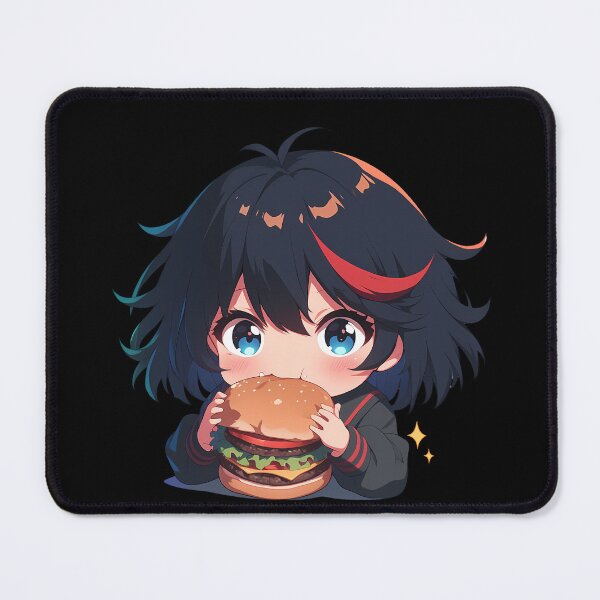 Item preview, Ryuko Matoi Kill la Kill Chibi Burger Kawaii Bite designed and sold by earlobejerk.