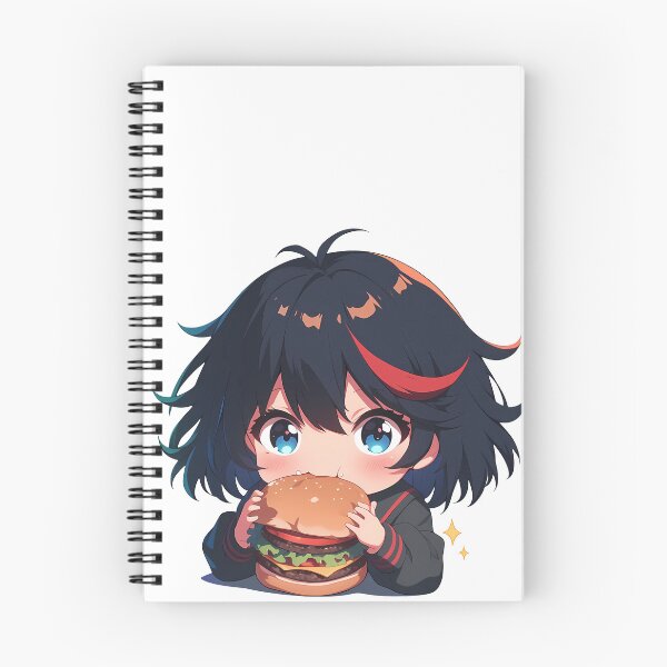Item preview, Ryuko Matoi Kill la Kill Chibi Burger Kawaii Bite designed and sold by earlobejerk.
