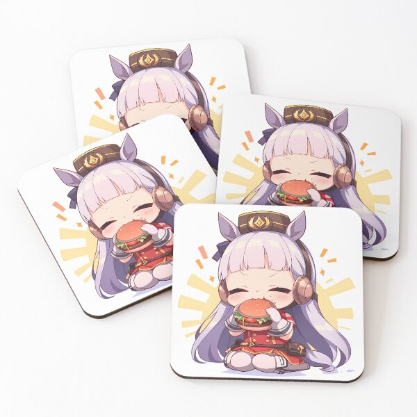 Item preview, Gold Ship Uma Musume Chibi Burger Kawaii Snack Celebration designed and sold by earlobejerk.