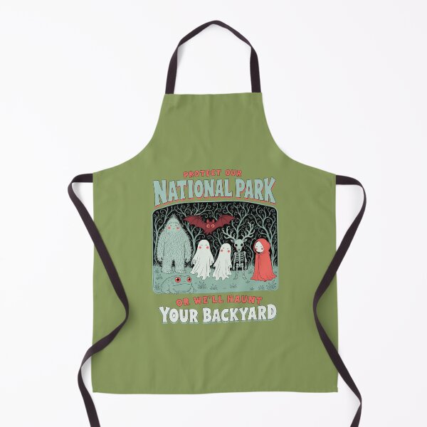 Item preview, Protect Our National Park Cryptid Ghost Conservation designed and sold by bosamji.