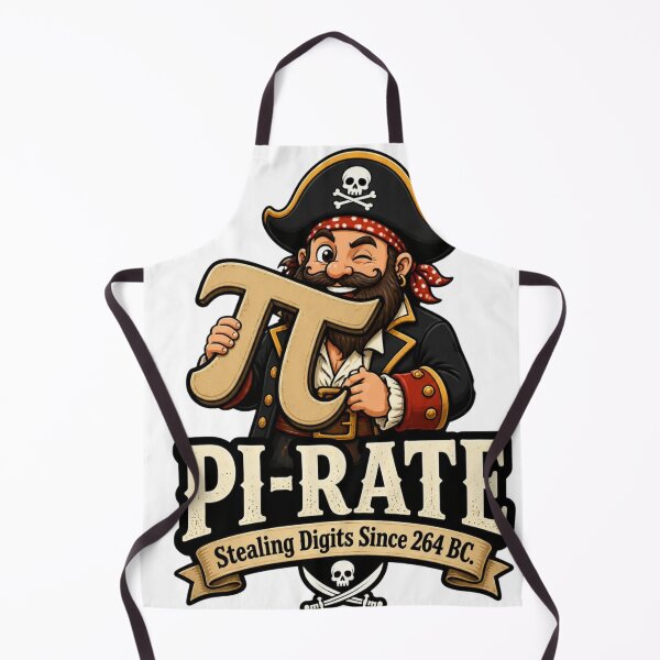 Item preview, PI-RATE – Funny Math Pirate Pun designed and sold by LegacyWave.