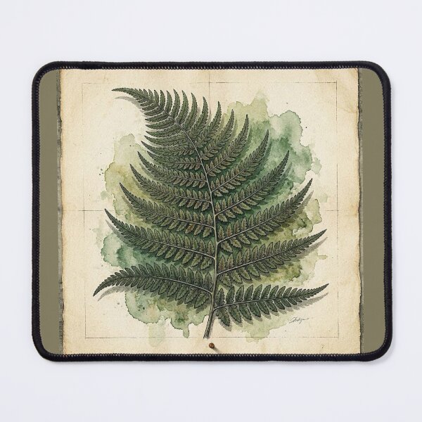 Item preview, Midnight Herbarium IV – Shadow Fern designed and sold by Roberta Calabrese.