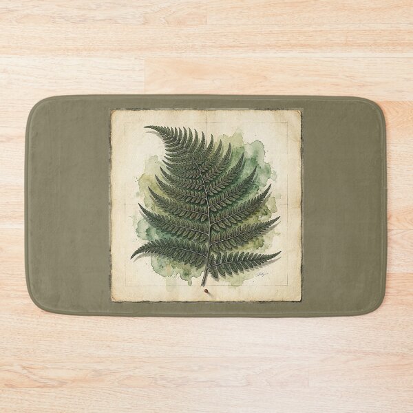 Item preview, Midnight Herbarium IV – Shadow Fern designed and sold by Roberta Calabrese.