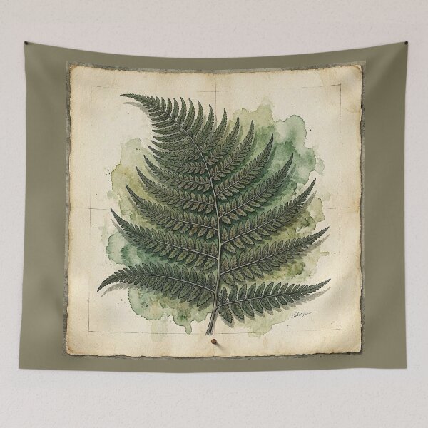 Item preview, Midnight Herbarium IV – Shadow Fern designed and sold by Roberta Calabrese.