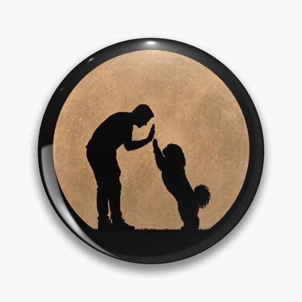Item preview, Funny Shih Tzu Fathers Day Full Moon Mom Dad Kids designed and sold by FurryHavenPH.